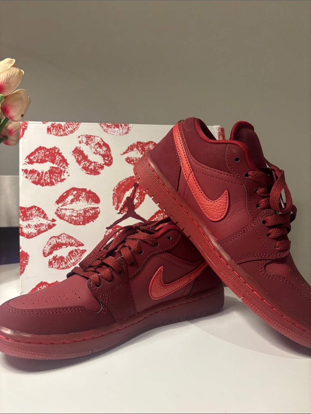 Nike Jordan Red Low-Top “Valentine shoe”
